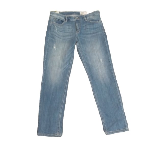 Cosmic Blue Love Jeans Womens Sz 32 Blue Denim Skinny Venus Mid Rise Relaxed Ski - Picture 2 of 12